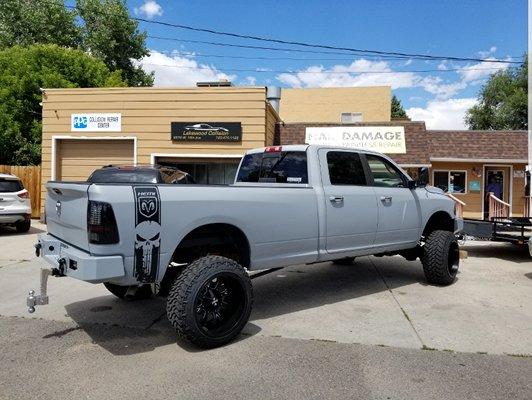 Hey, YELP !  how do i put a photo into my review.  Here is an awesome truck repaired and painted by Lakewood collision