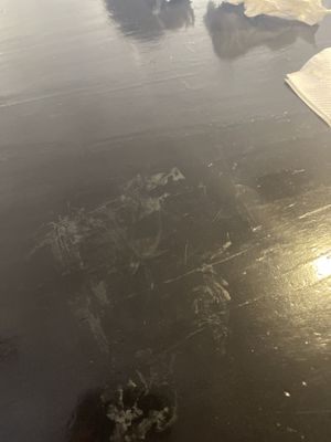 Stain on table