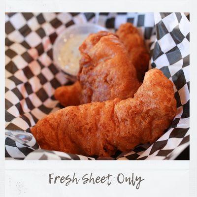 Oregon Coast Beer-Battered sustainably sourced Fish