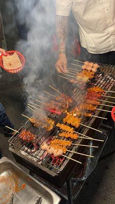 Filipino street food! Love it! Fun experience!