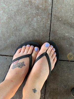 God bless this pedicure