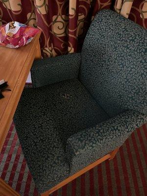 Older furniture with tears