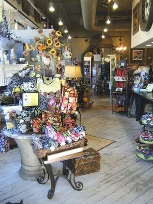 A wide selection of Vera Bradley merchandise.