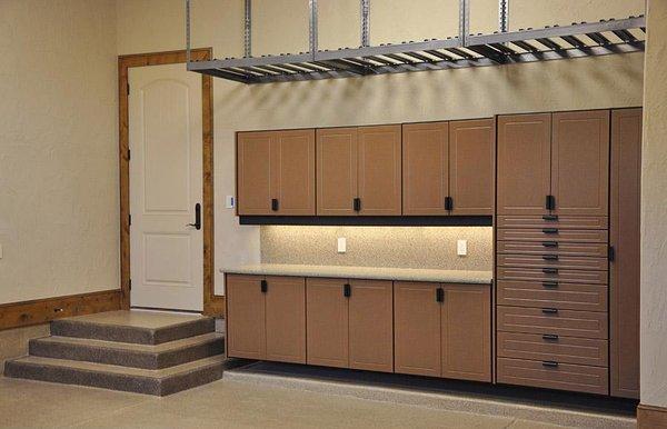 Garage Cabinets and Overhead Storage