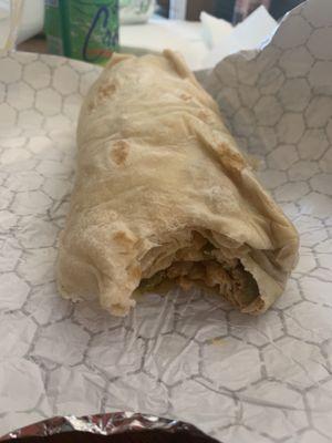 Chicken Fajita Burrito