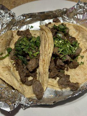 Steak tacos