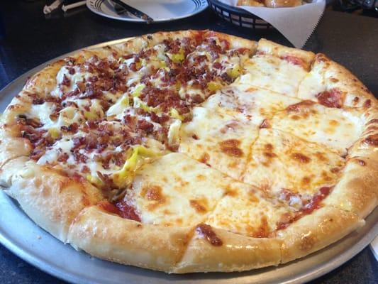 Why yes, that is a garlic butter crust.