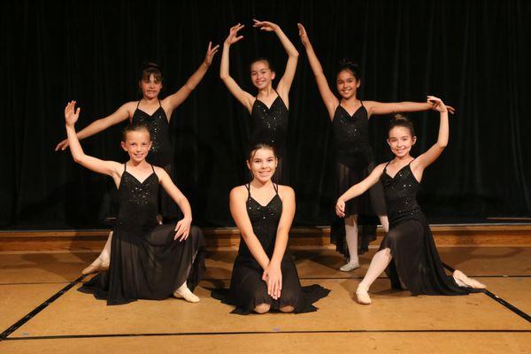 Our Ballet 2/3 class during the Spring 2015 performance