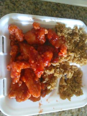 Orange chicken