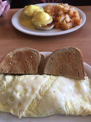 The best breakfast and best waitress, Karen!