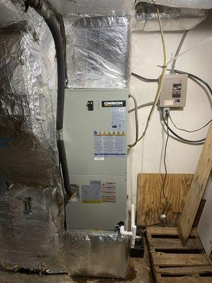 Ox box air handler installed