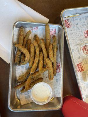 Fried green beans