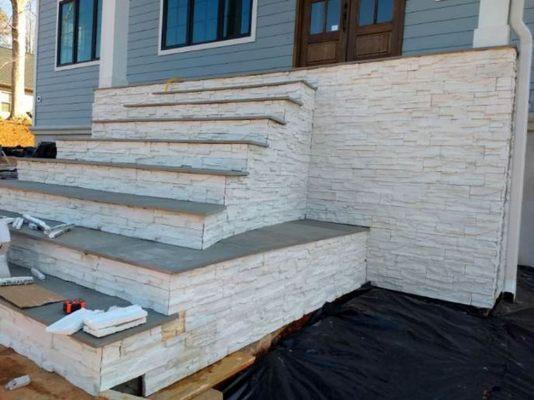 Stairs and foundation