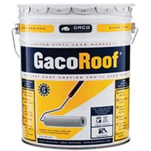 Gaco Silicone Roof Coating for ponding water roof surfaces