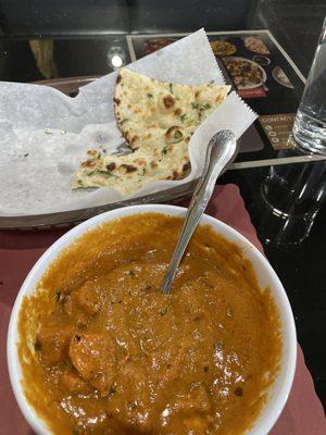 Butter chicken just delicious