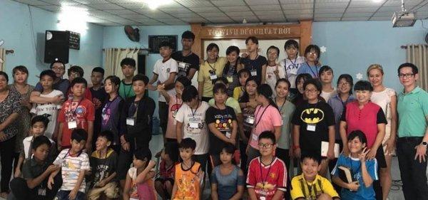 Dr. Vo at the Agape Outreach Church Vietnam July 2017