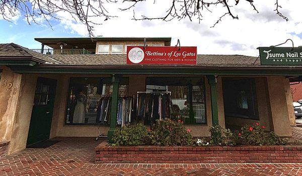 Store front view at 32 North Santa Cruz Ave. in Los Gatos.