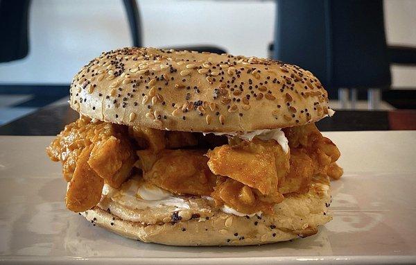 Chicken bagel