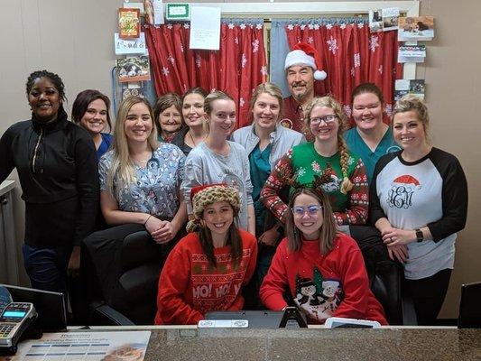 Merry Christmas from (some of) our staff!