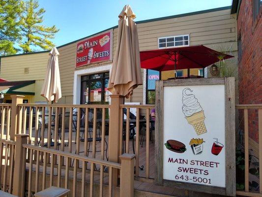 Ice cream pit stop after the Hoover site.