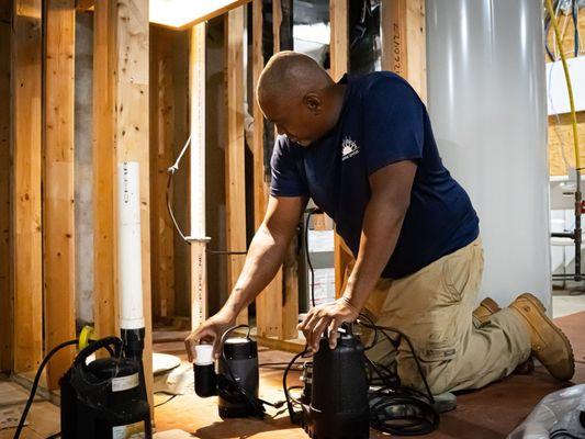 Sump pump annual maintenance is key to a dry basement !!