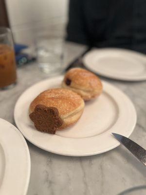 General Porpoise donuts (gingerbread and raspberry ginger)