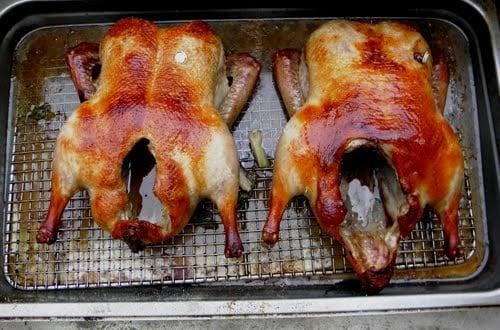 Peking Duck in La Caja China #3! Courtesy of La Caja China Cookbook author Perry Perkins.