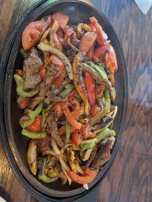 Fajitas chicken and beef