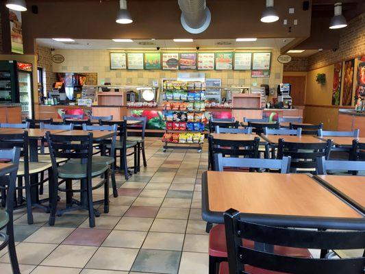 Counter and Dining Area