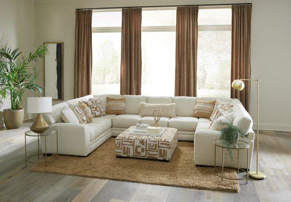 Clash natural big sectional (3 sofas)