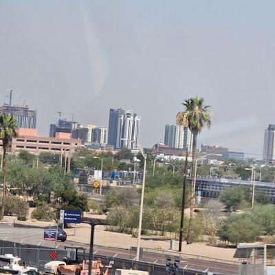 View of Phoenix on the train.