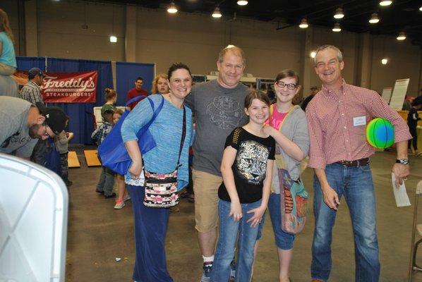 It was fun for Dr. Gilchrist to see his patients at KidsFest!!!