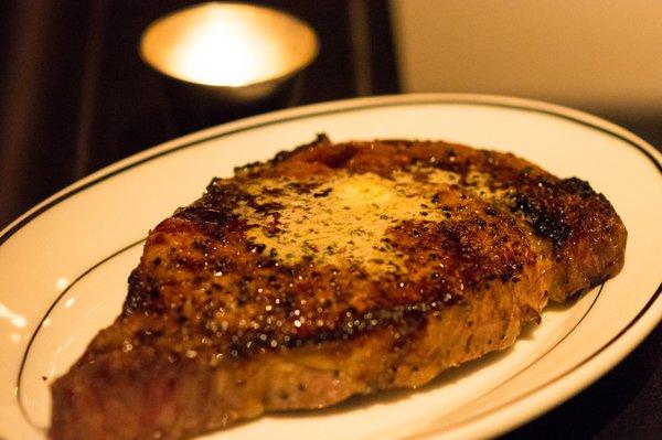 16oz Ribeye with herb butter