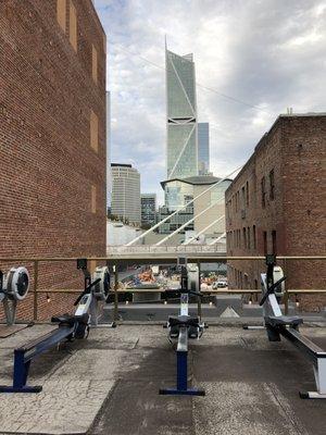 Roof deck rowers