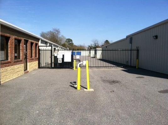 Security cameras and secured gate access