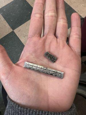 What was removed from our tire and then patched by A&L.