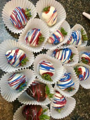 Patriotic Starwberries