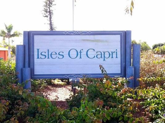 Isles of Capri Florida Main Entrance