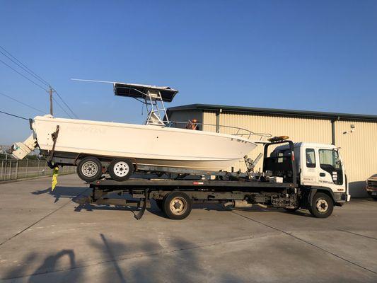 Boat transporting