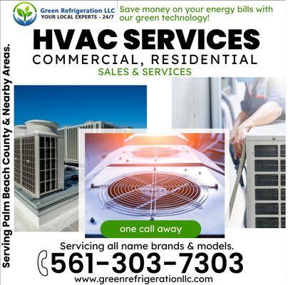 We are a HVAC company serving the palm beach county area. We offer a wide variety of services, including air conditioning repair, etc.