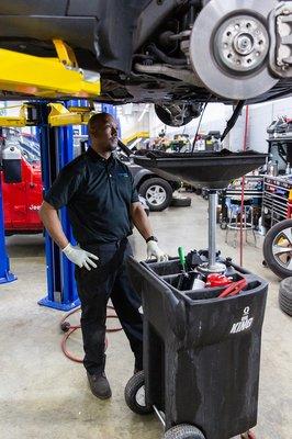 Oil changes made easy, and with flat-pricing for sedans and SUV's regardless of make or model