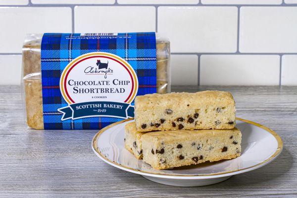 Chocolate Chip Shortbread: https://ackroydsbakery.com/products/ackroyds-scottish-shortbread-chocolate-chip