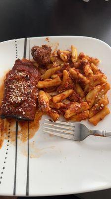 Eggplant roll up with cavatelli