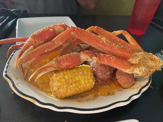 OMG what to say about this plate!  My guy and I shared it.  Perfectly seasoned, enough for both of us!  Supper tasty!