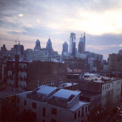 The view! Kismet Cowork Spring Arts - Philly