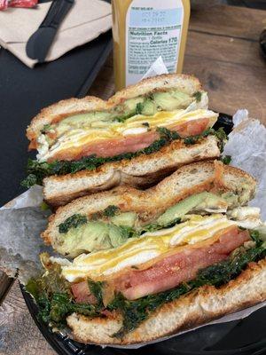 Kale Yeah sandwich