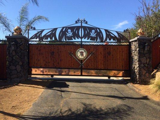 Custom Pirate entry Gate