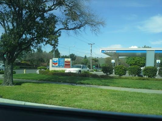 Chevron Gas Station, Fremont, CA.