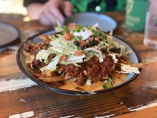 Big Nasty Fries with Chili!  This needs to be on the menu!