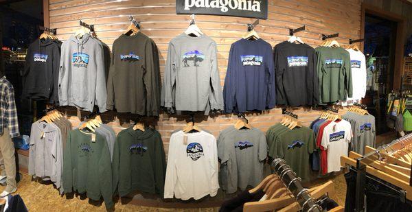 PATAGONIA tees and hoodies!